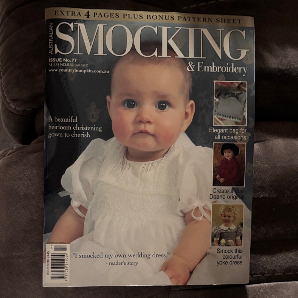 Australian Smocking and Embroidery magazine issue #77